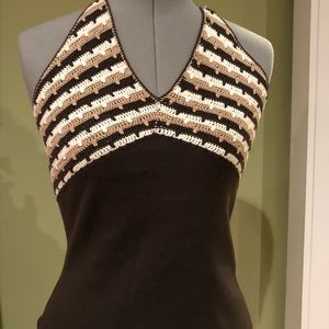 Knitted Halter Top from Loft